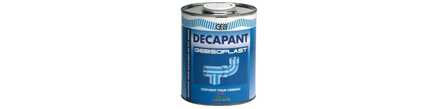 Colle et décapant